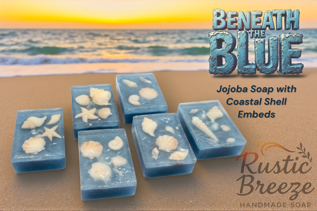 Beneath the Blue – Jojoba Soap with Shell Embeds