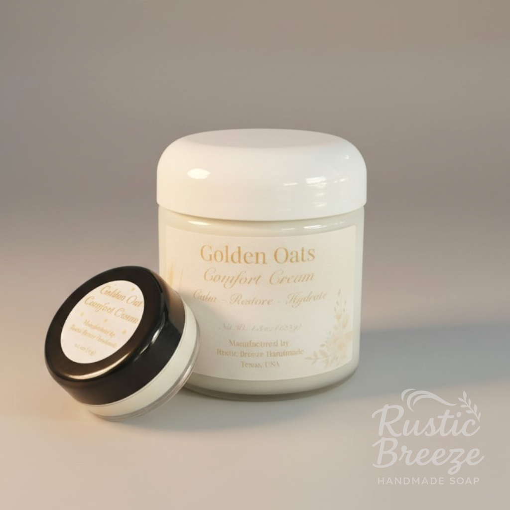Golden Oat Comfort Cream – Lightweight Botanical Moisturizer for Sensitive Skin