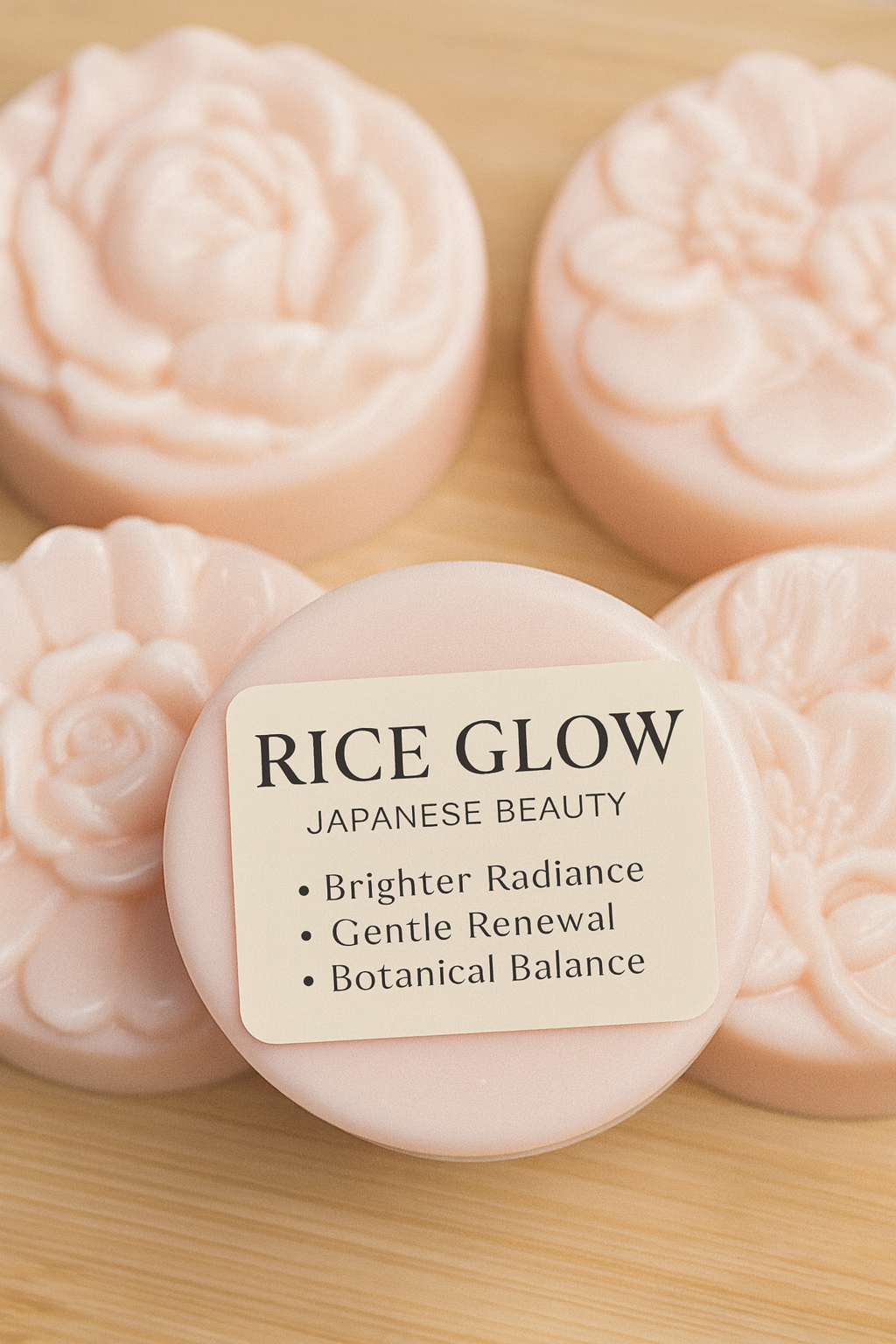 Rice Glow Soap Collection – Japanese Beauty / Radiance • Silk • Pure Calm