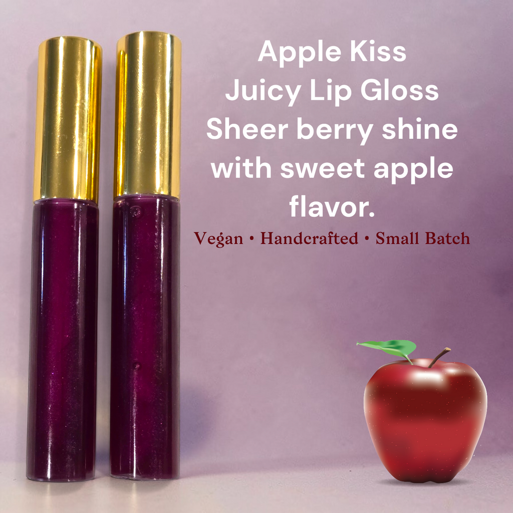 Juicy Lip Gloss – Vegan Fruity Shimmer Lip Gloss Collection, Handcrafted