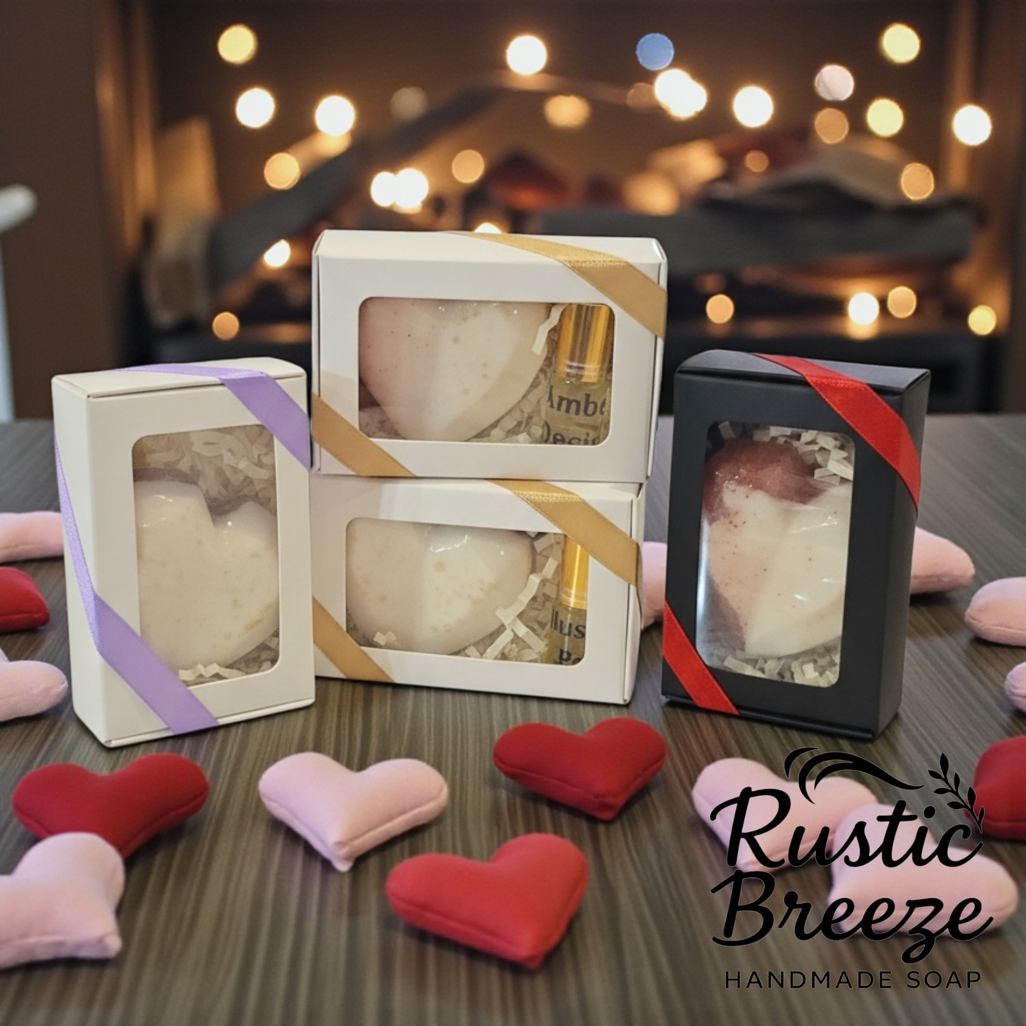 Sweet Studio Hearts – Handcrafted Mini Heart Soap (50 g)