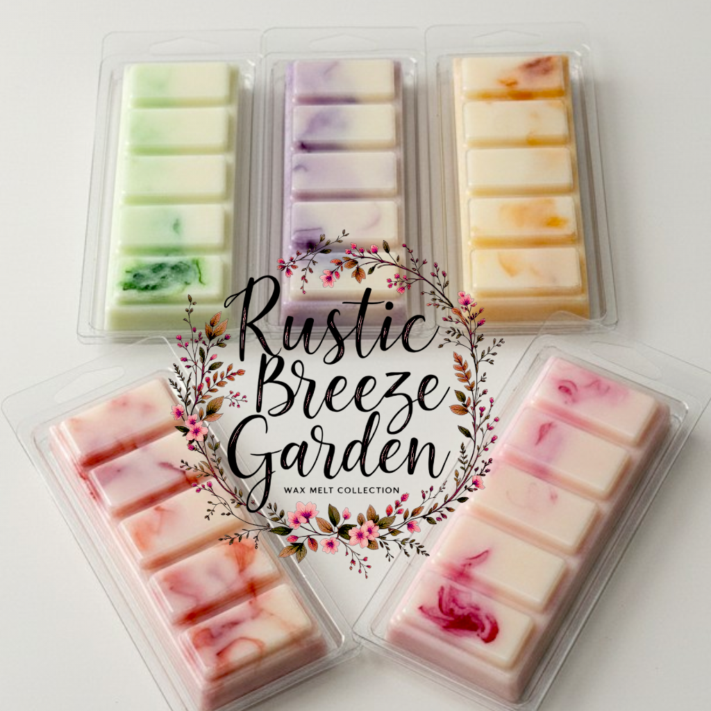 Rustic Breeze Garden Wax Melt Collection – Soy & Beeswax Botanical Wax Melts