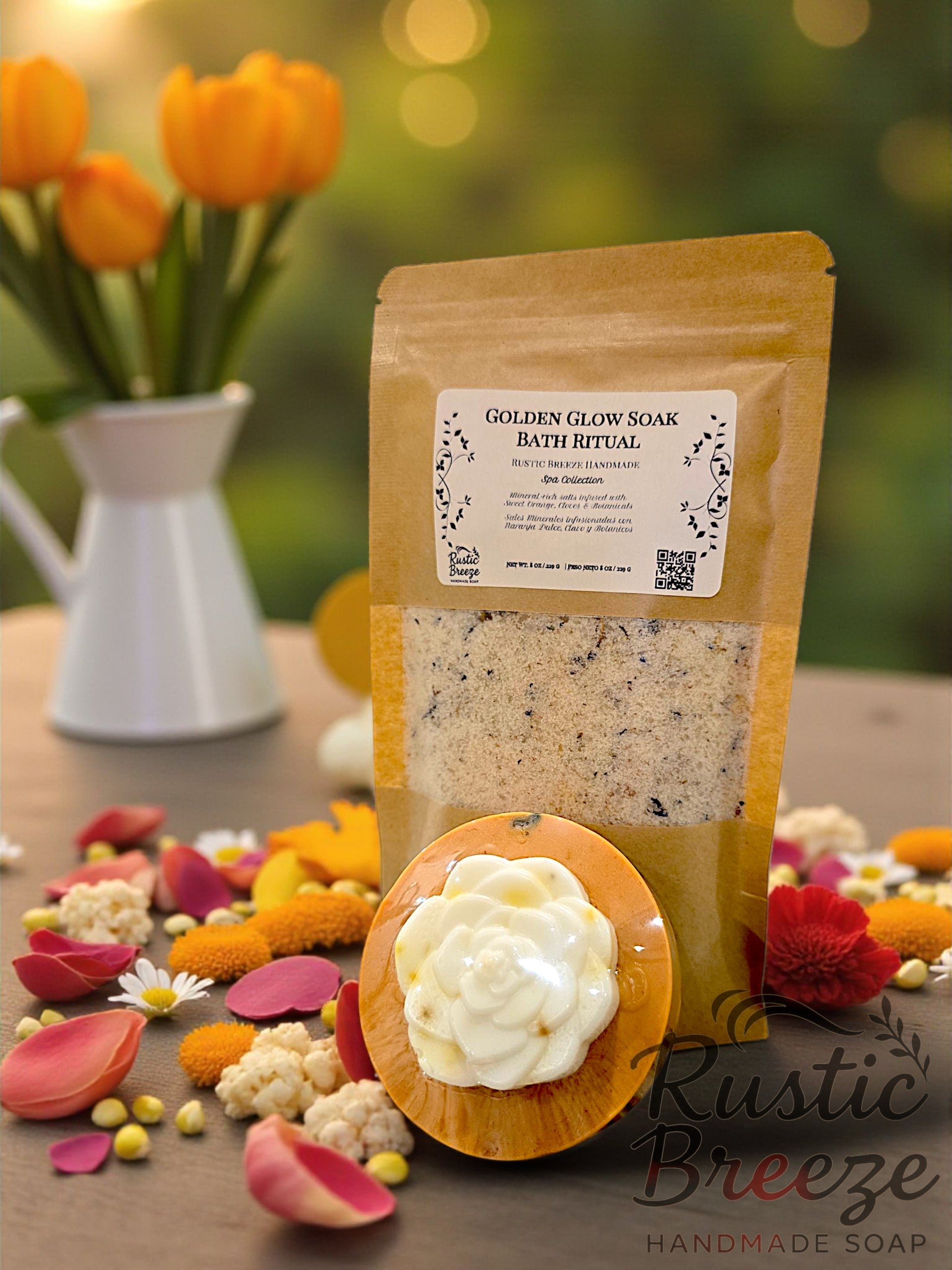Golden Glow Spa Ritual – Bath Soak
