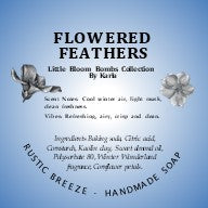 Flower Feather soap
