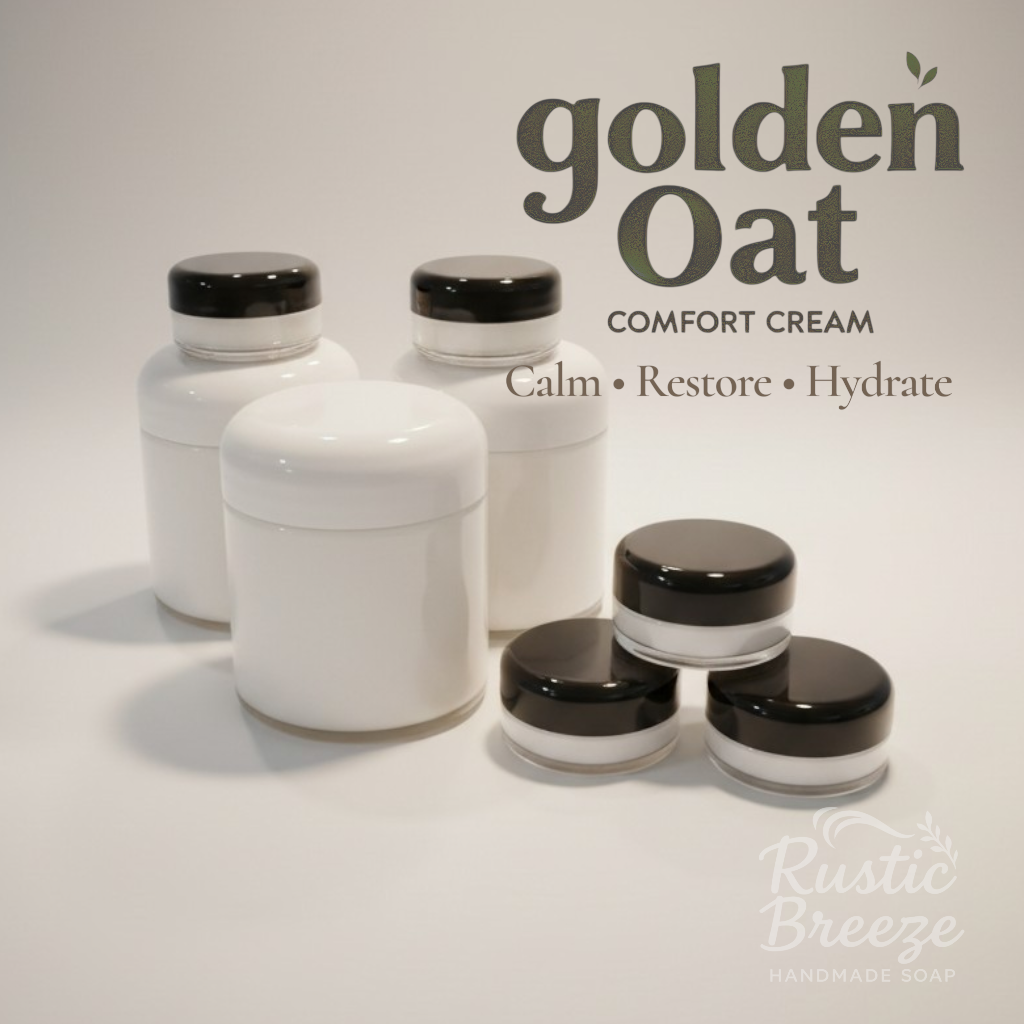 Golden Oat Comfort Cream – Lightweight Botanical Moisturizer for Sensitive Skin