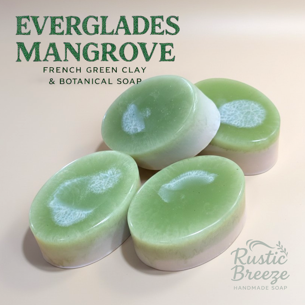 Everglades Mangrove Botanical Soap – French Green Clay & Green Tea Extract