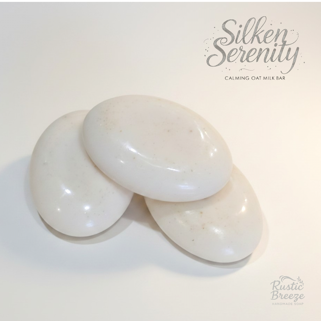 Silken Serenity – Calming Oat Milk Bar for Sensitive Skin