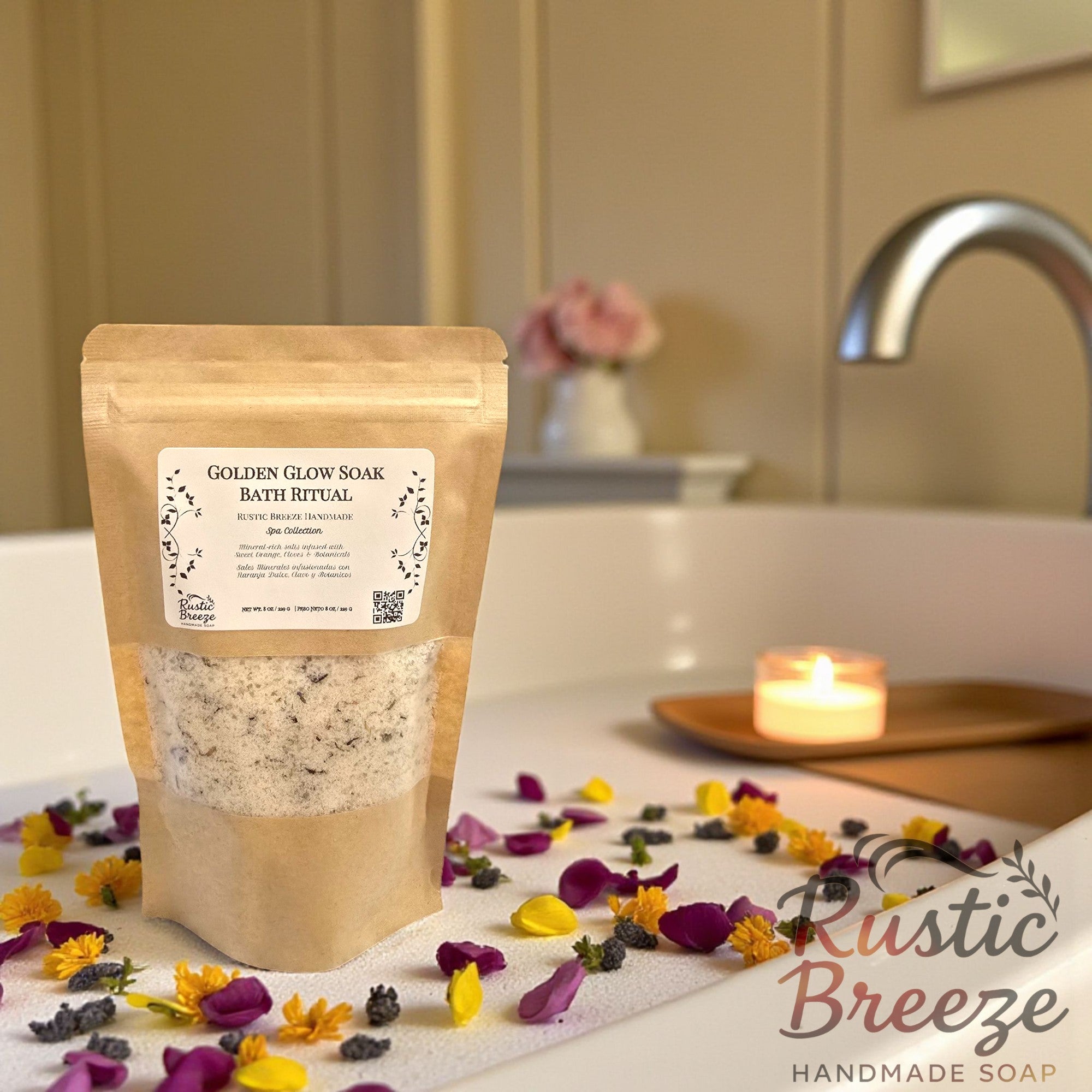 Golden Glow Spa Ritual – Bath Soak