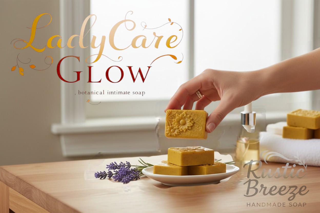 LadyCare Glow – Botanical Bar
Gentle • Calming • Nourishing