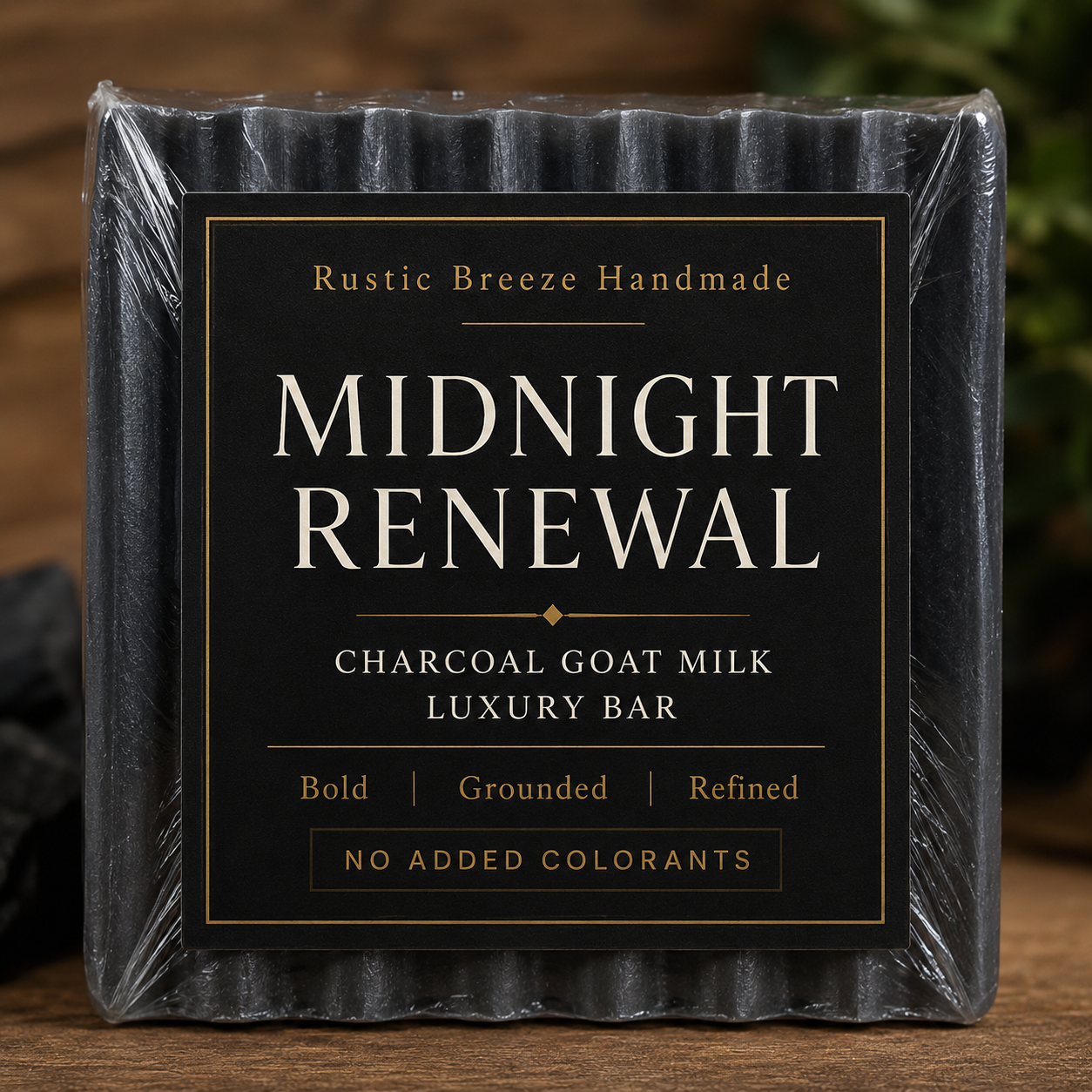 Midnight Renewal – Charcoal Goat Milk Luxury Bar