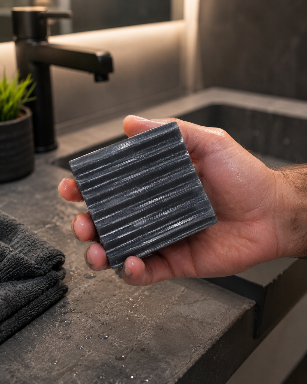 Midnight Renewal – Charcoal Goat Milk Luxury Bar