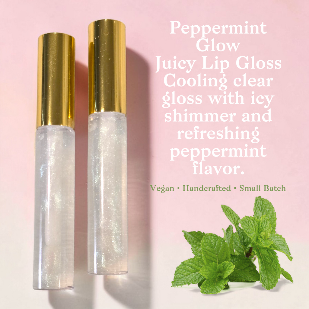 Juicy Lip Gloss – Vegan Fruity Shimmer Lip Gloss Collection, Handcrafted