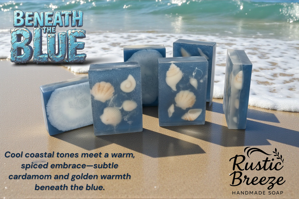 Beneath the Blue – Jojoba Soap with Shell Embeds