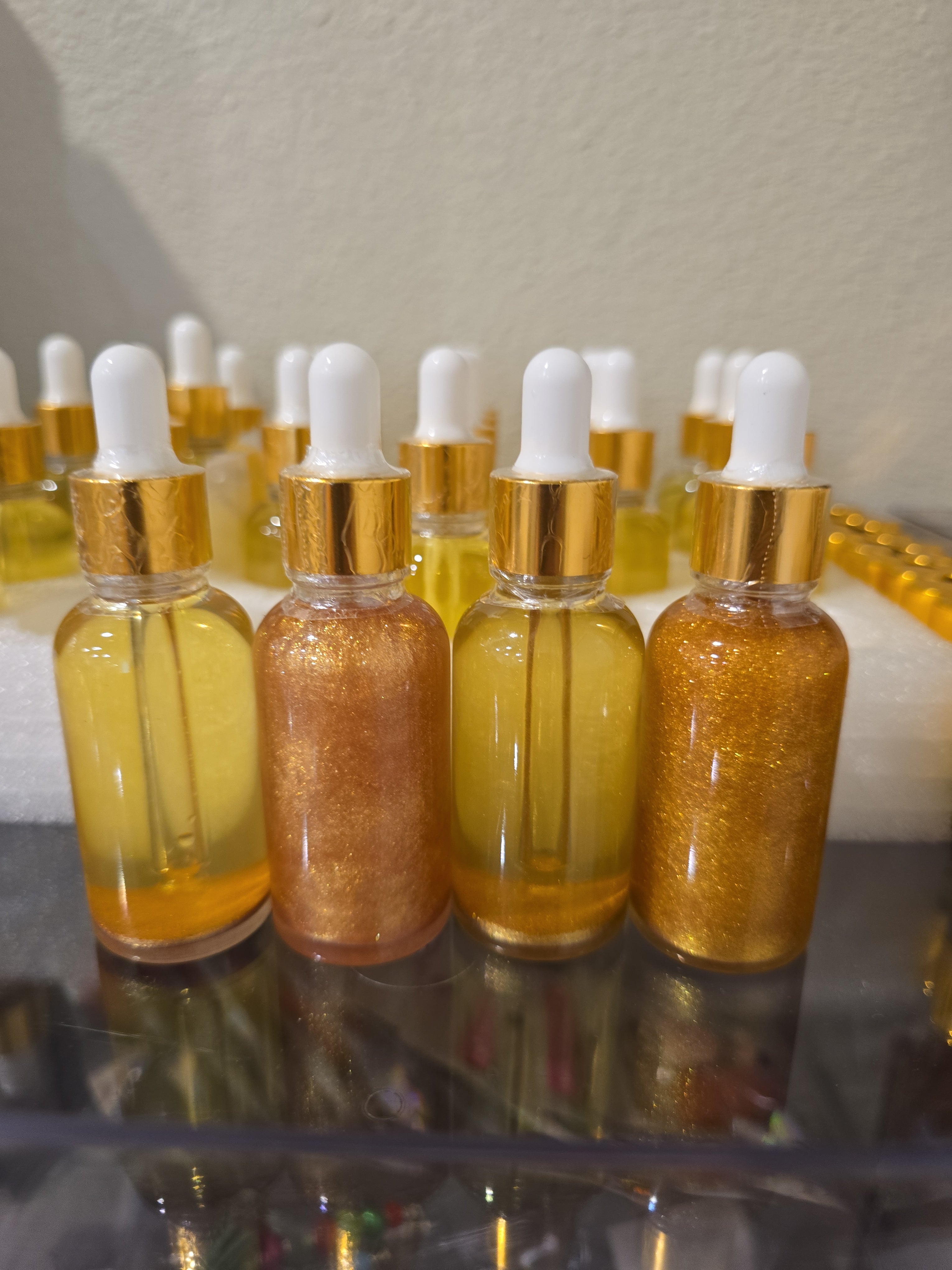 ✨ Radiant Shimmer & Perfumed Oil Collection
