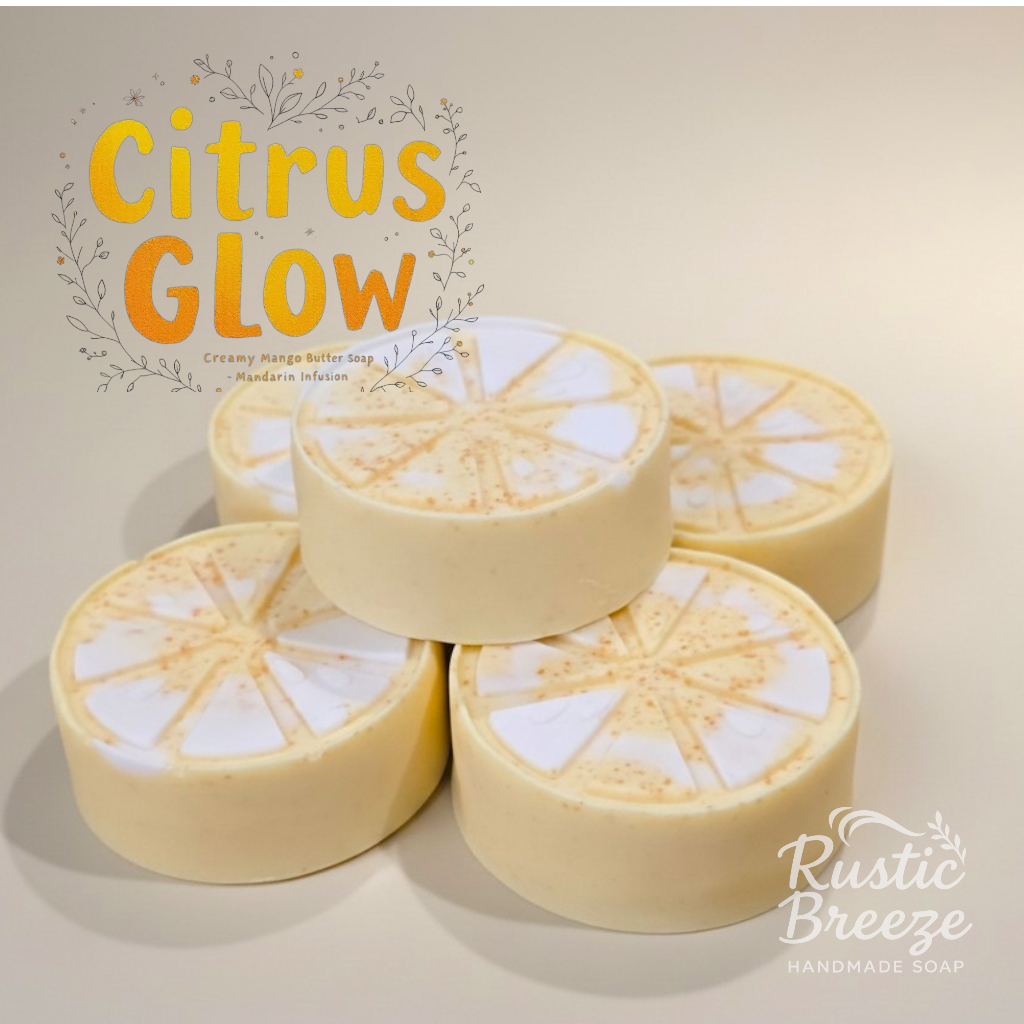 Citrus Glow Bar – Mango Butter Soap