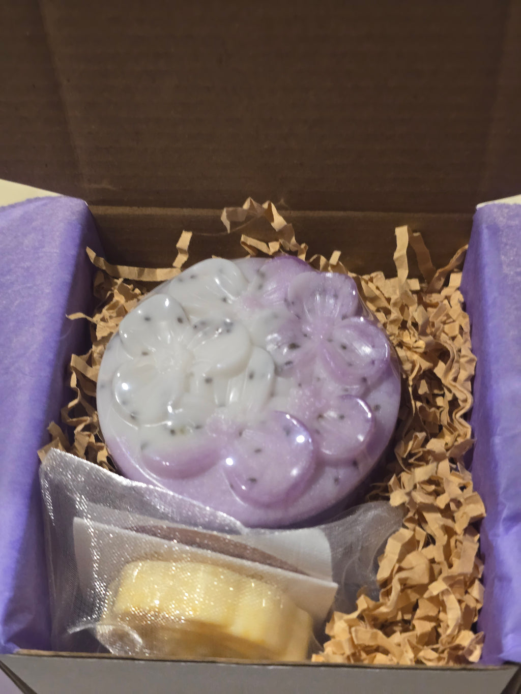 Chia Lavender Serenity Goat Milk Soap – Lavender Botanical Bar with Chia Seeds
