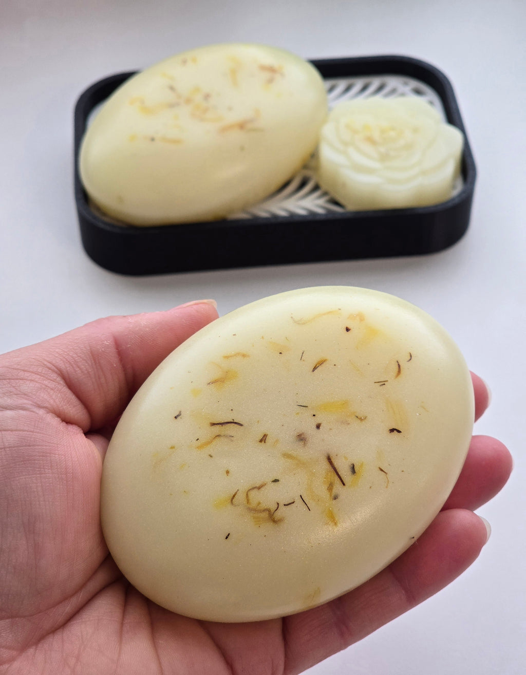 Jasmine Botanical Goat Milk Soap | Rustic Breeze Handmade