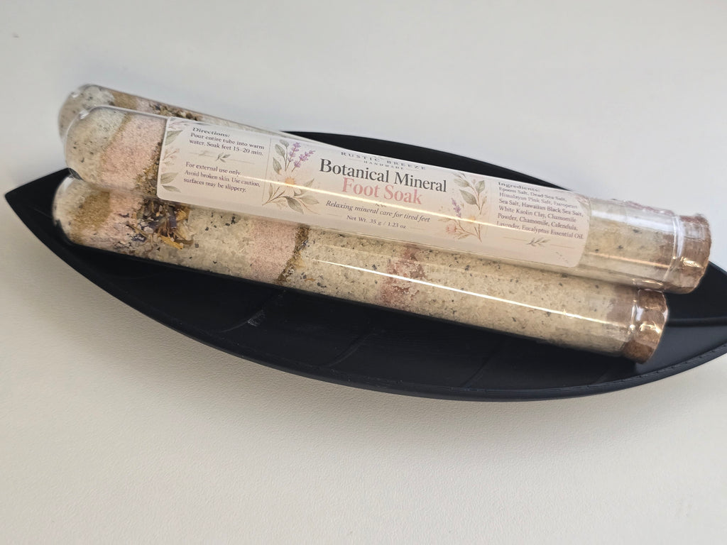 Botanical Mineral Foot Soak | 35g Single-Use Spa Soak