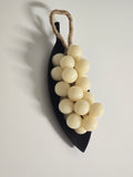 Jasmine Pearl Grape Cluster Soap, Goat Milk Jojoba Hanging Soap