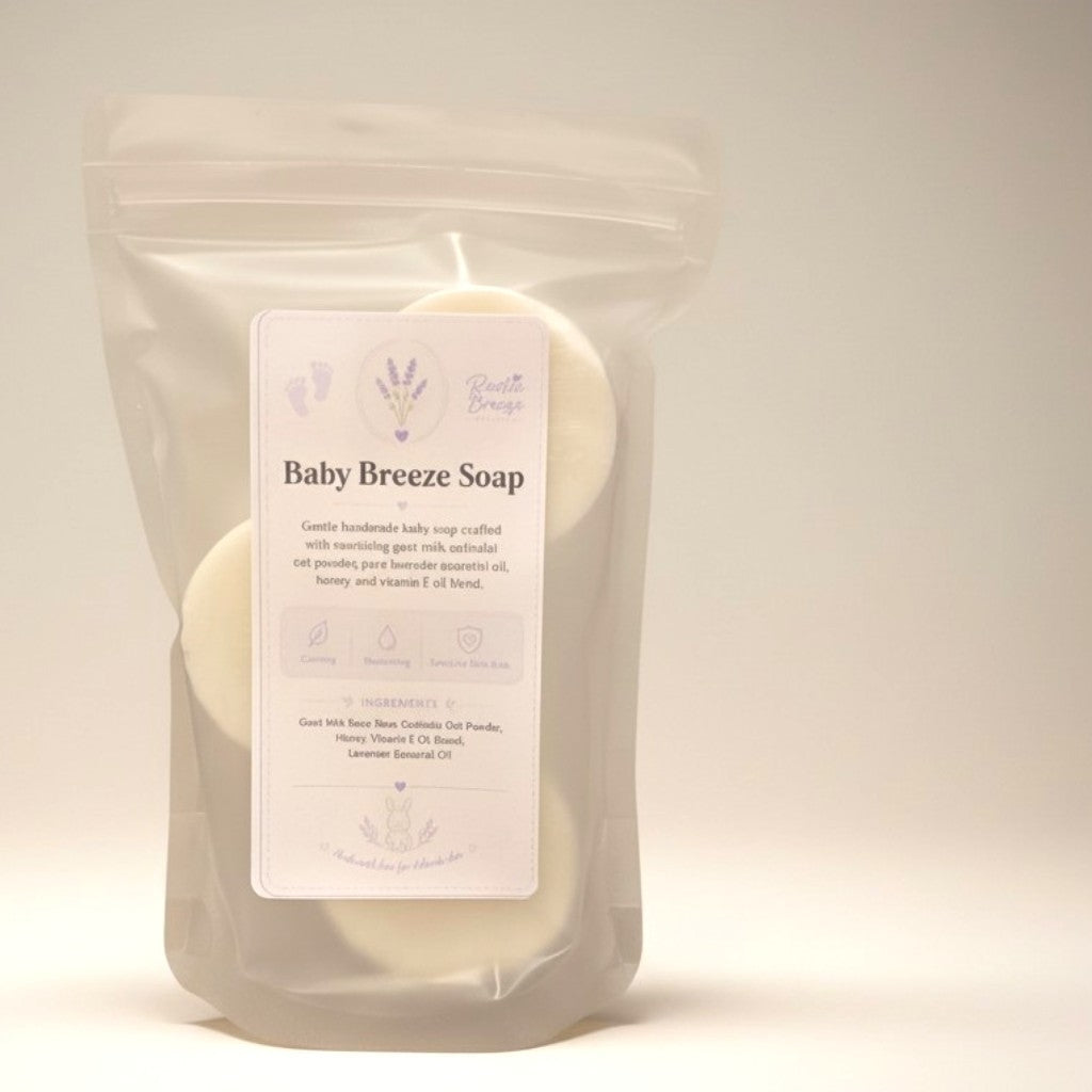 Baby Breeze – Gentle Goat Milk Soap Trio