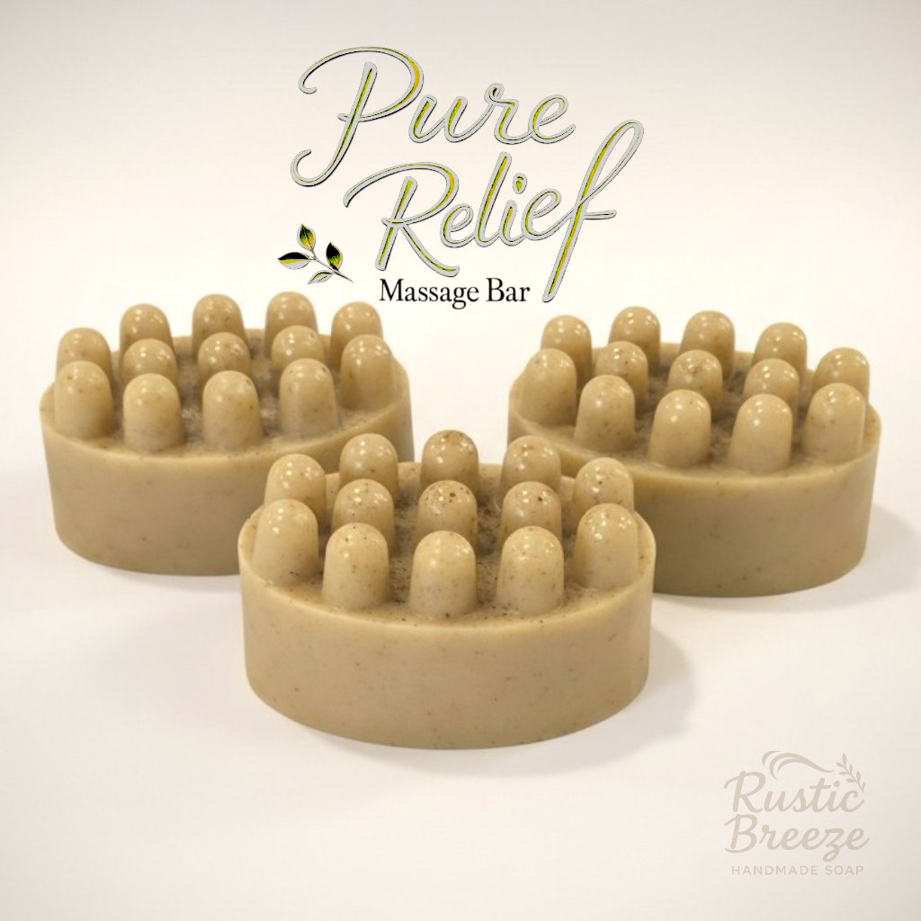 Pure Relief Massage Bar - Chamomile, Oregano & Colloidal Oats