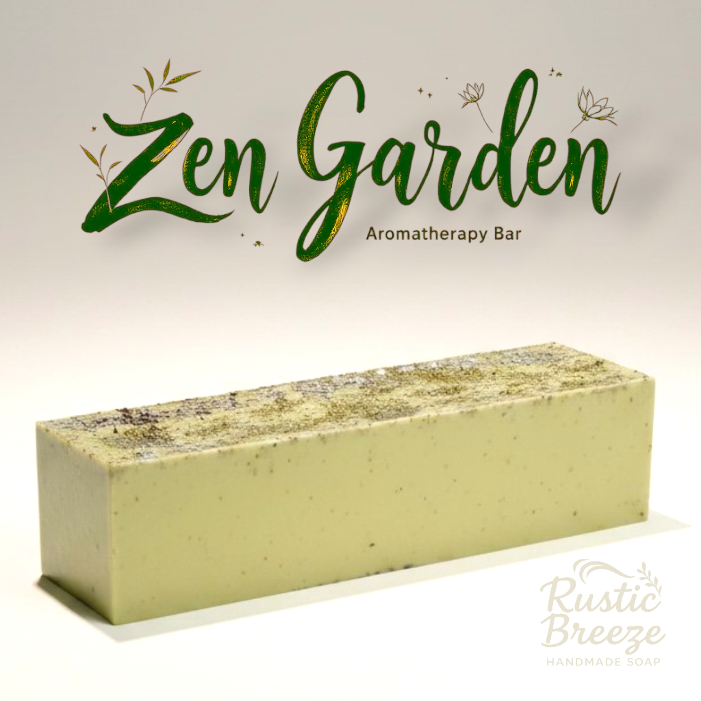 Zen Garden – Botanical Goat Milk Soap | Matcha, Green Tea & Chia