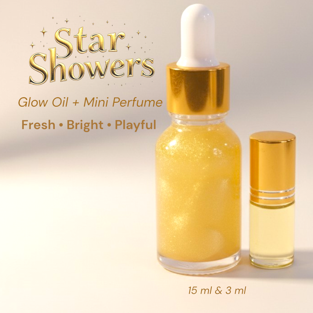 Teen Shimmer Oils & Mini Perfumes ✨ Star Showers & Sun Kissed Shimmer Body Oil