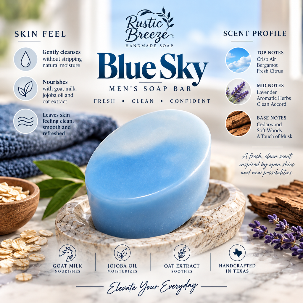 Blue Sky – Men’s Soap Bar