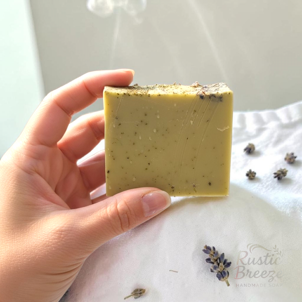 Zen Garden – Botanical Goat Milk Soap | Matcha, Green Tea & Chia