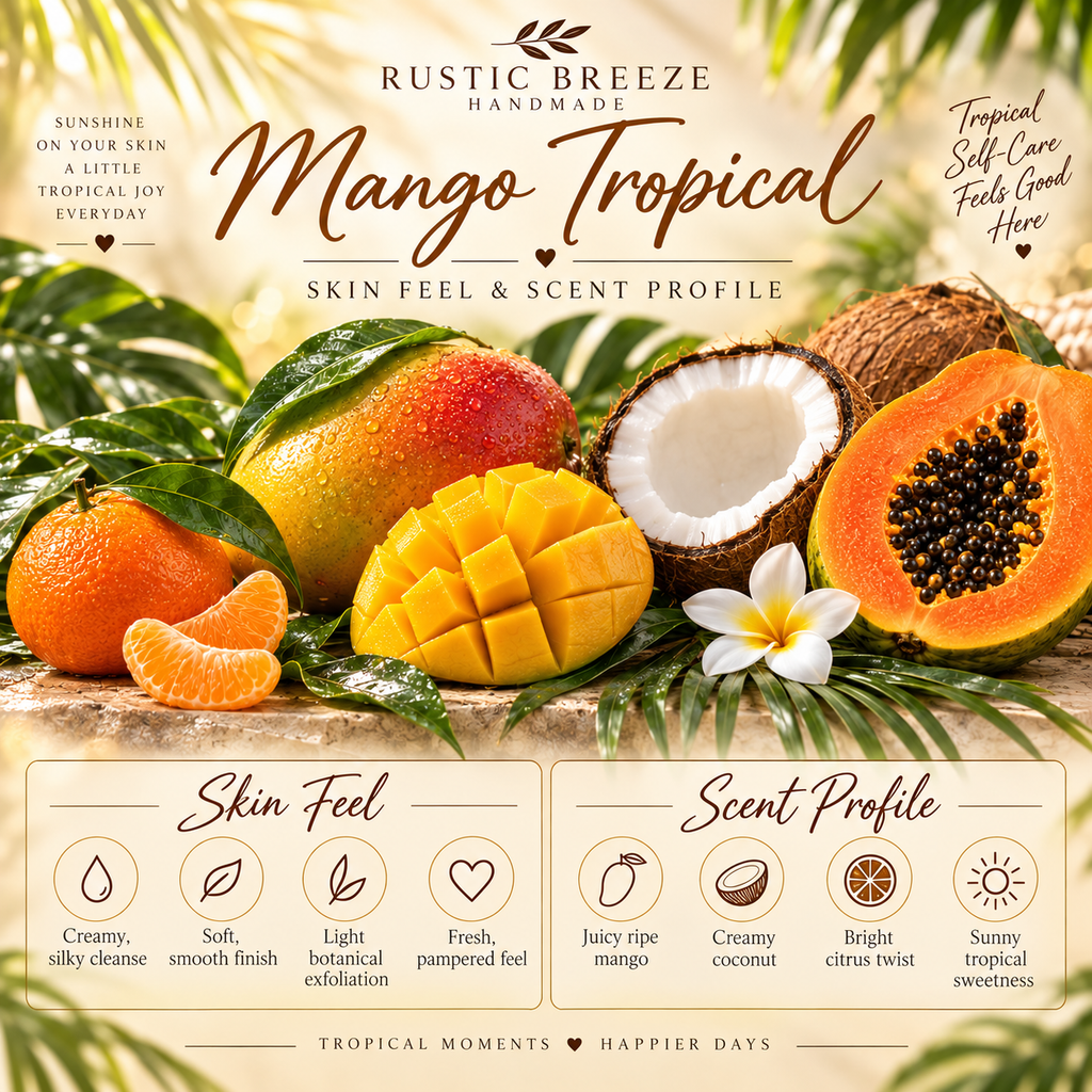 Mango Tropical Botanical Soap Bar