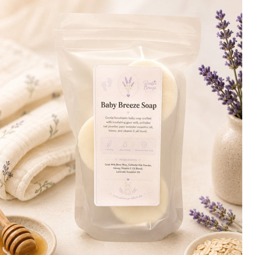 Baby Breeze – Gentle Goat Milk Soap Trio