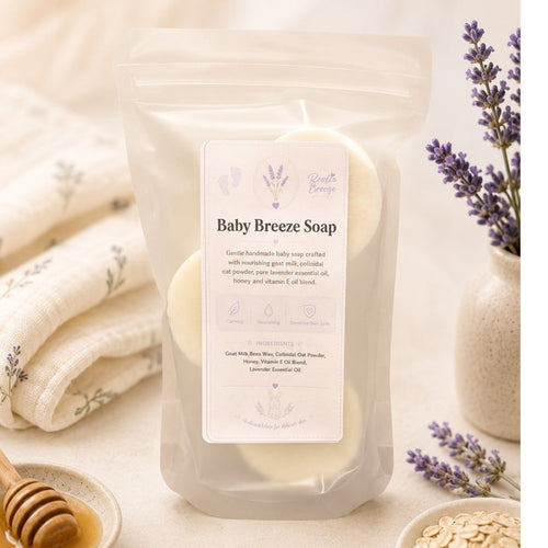 Baby Breeze – Gentle Goat Milk Soap Trio